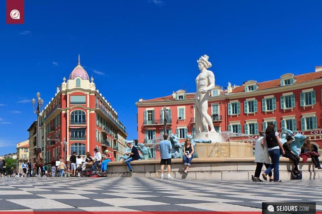 #28 1 Bdr Flat Ac Balcony Hper Central 10Mins To Beach & Old Town Nice Exteriör bild