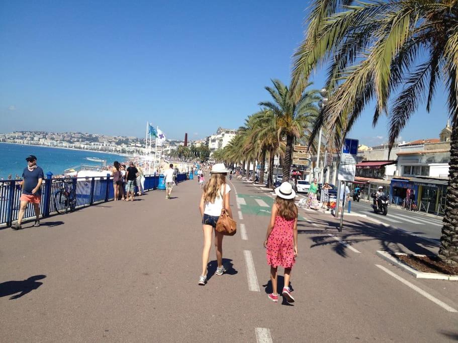 #28 1 Bdr Flat Ac Balcony Hper Central 10Mins To Beach & Old Town Nice Exteriör bild